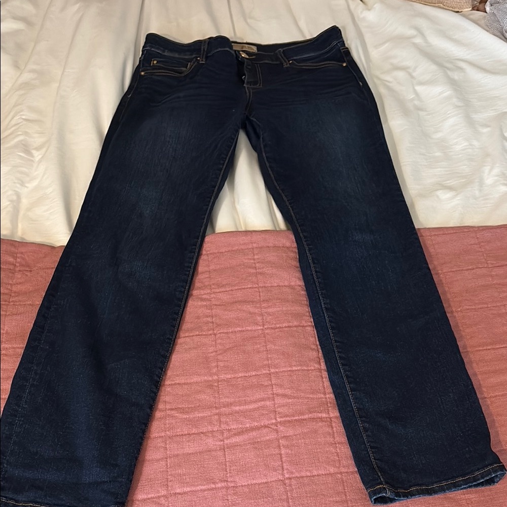 Kut from the Kloth Blue Straight Leg Jeans - Picture 1 of 3